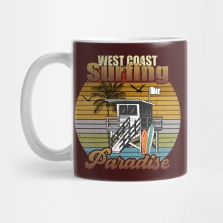 West Coast Surfing Paradise Mug